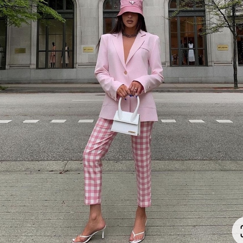 Pink Oversized Blazer